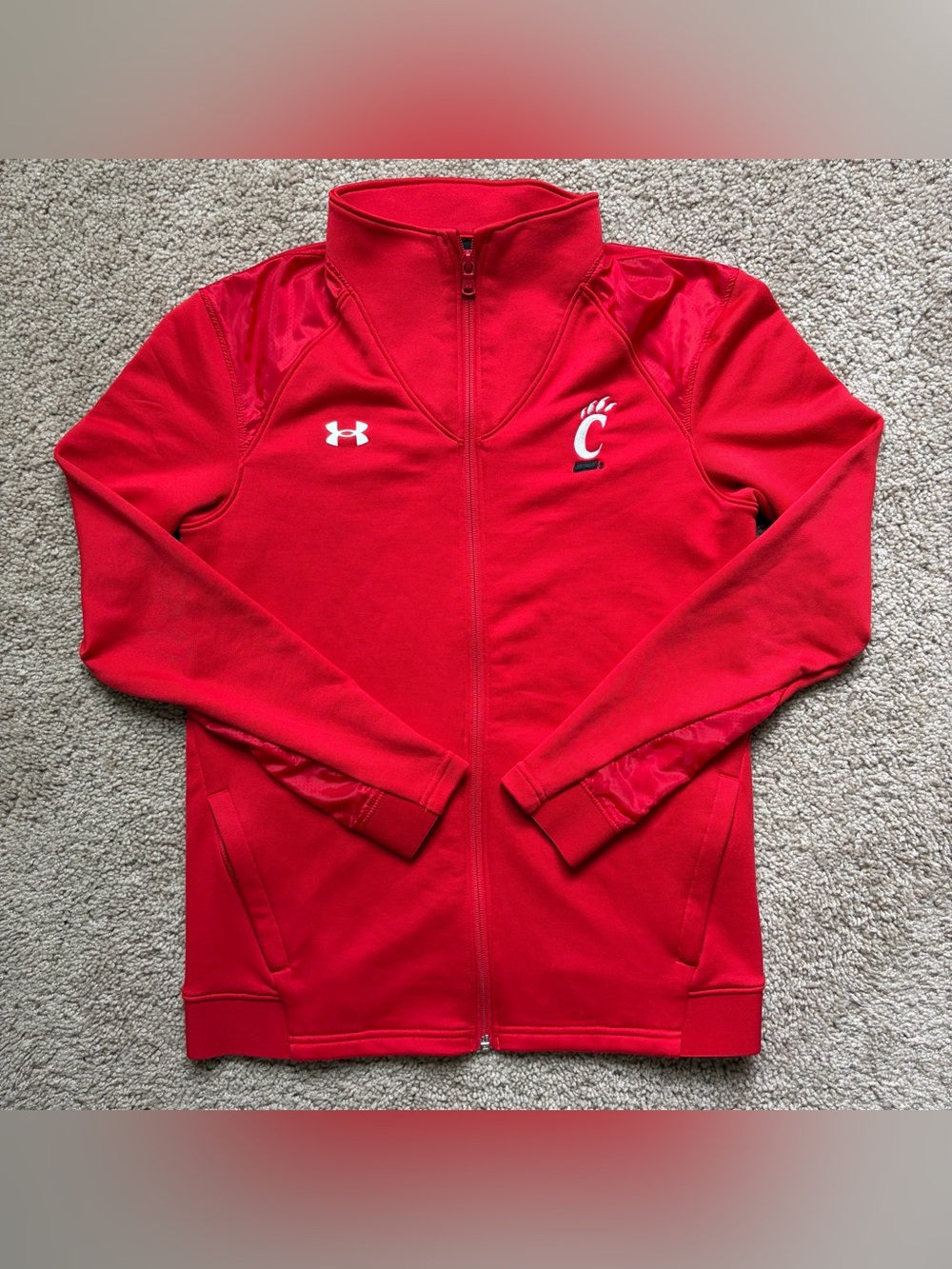 University Cincinnati Bearcats Full Zip Warm up Jacket